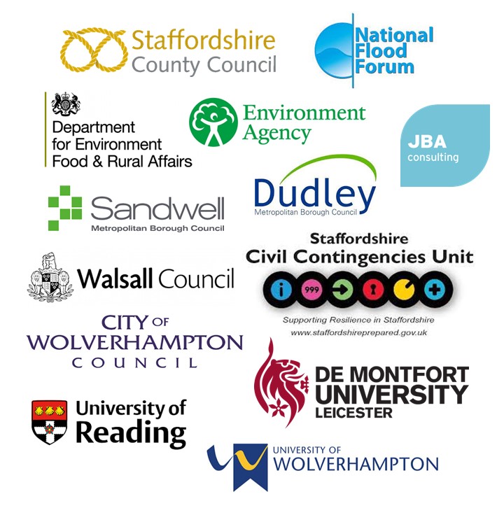 Combined logos of organisations working on the FAIR FCRIP project