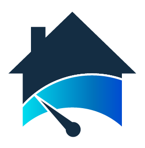 Icon showing FAIR house logo with lower level of risk